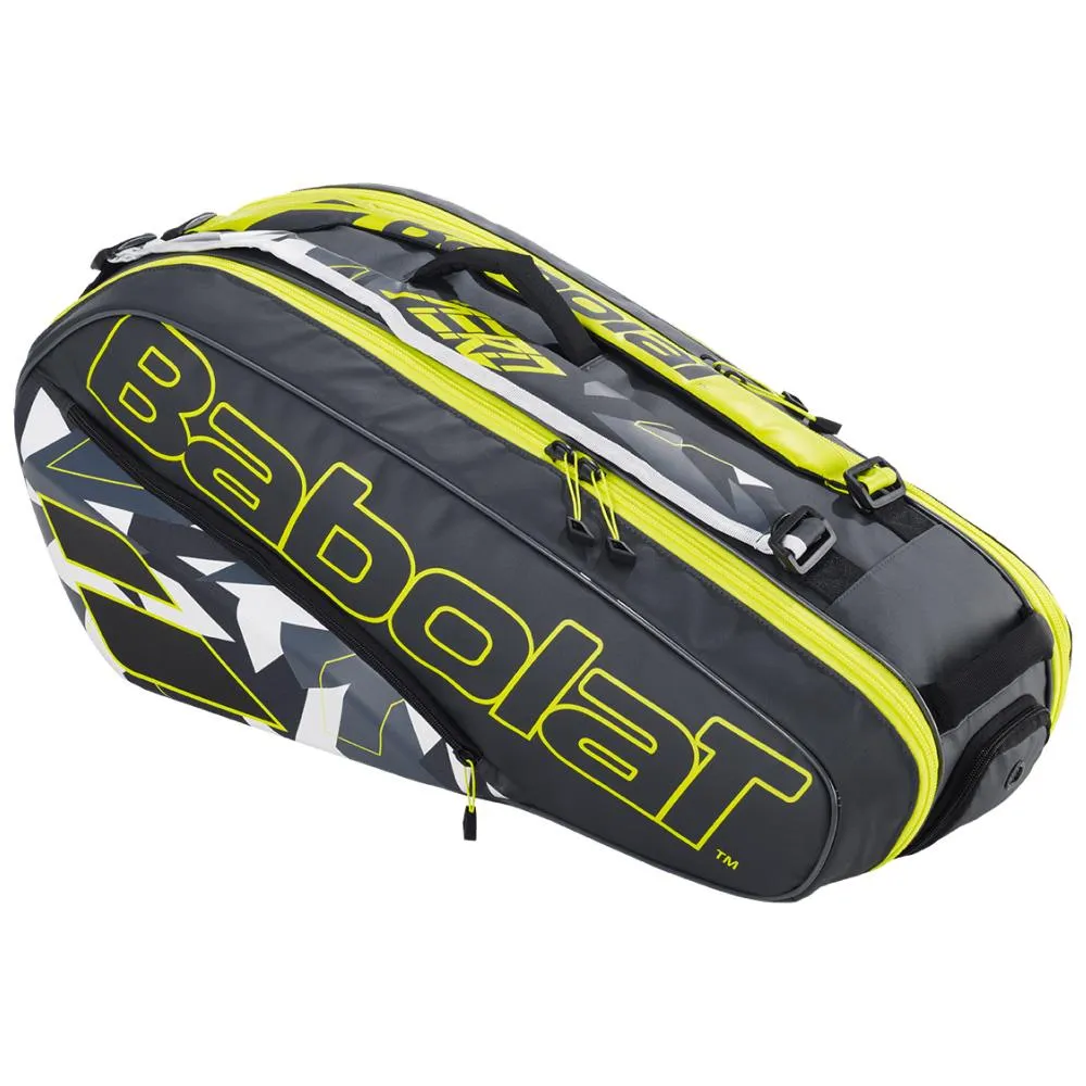 Babolat Pure Aero 6 Pack - Grey/Yellow