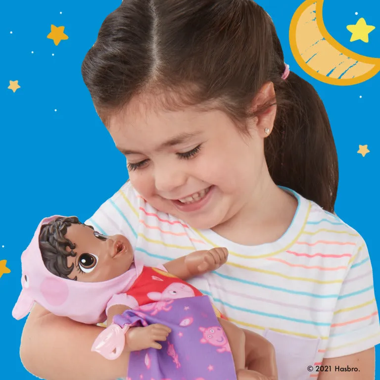 Baby Alive Goodnight Peppa Black Hair Doll