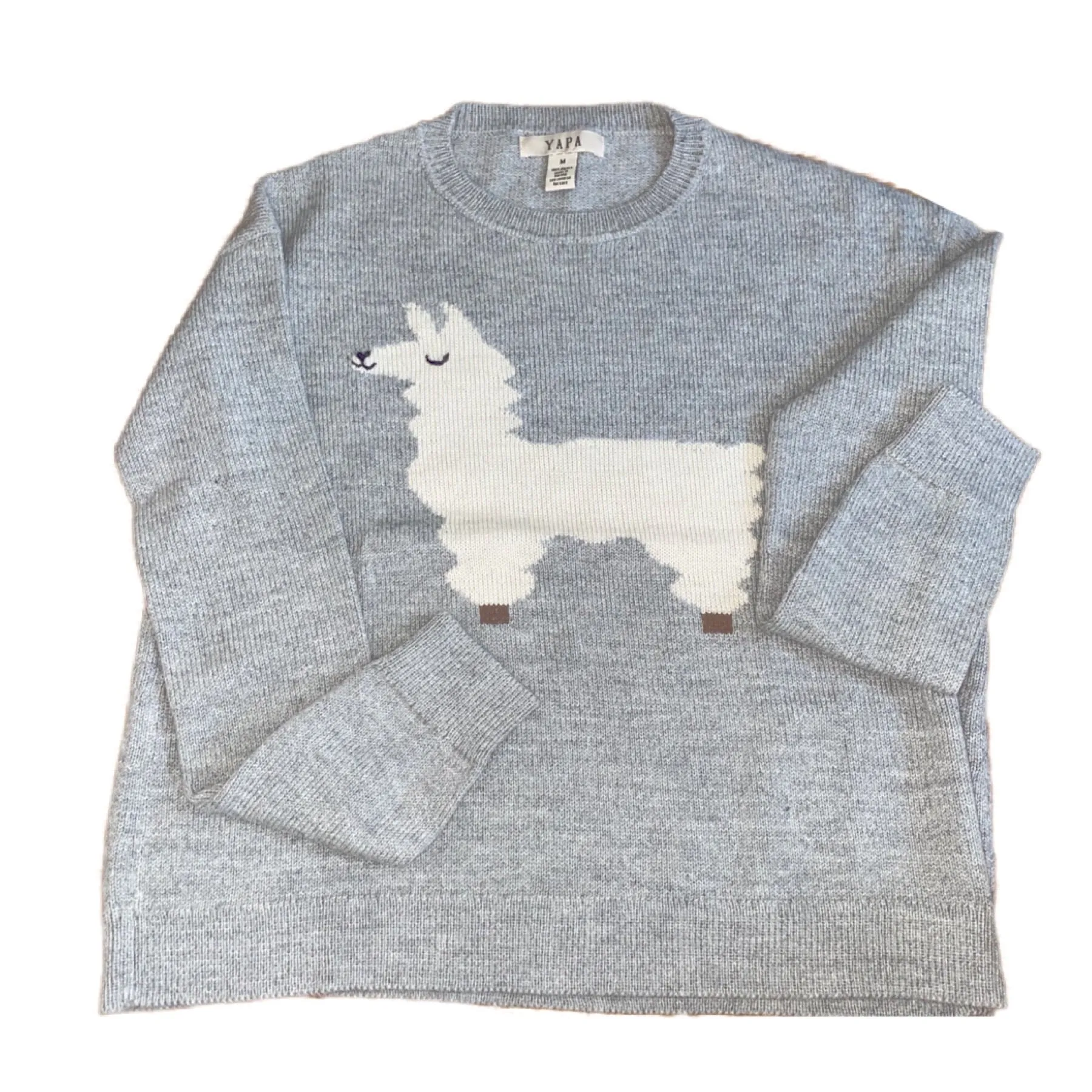 Baby Alpaca wool Sweater Grey