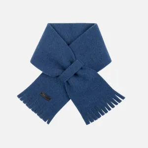 Baby & Kids Merino Wool Fleece Scarf - Dark Denim