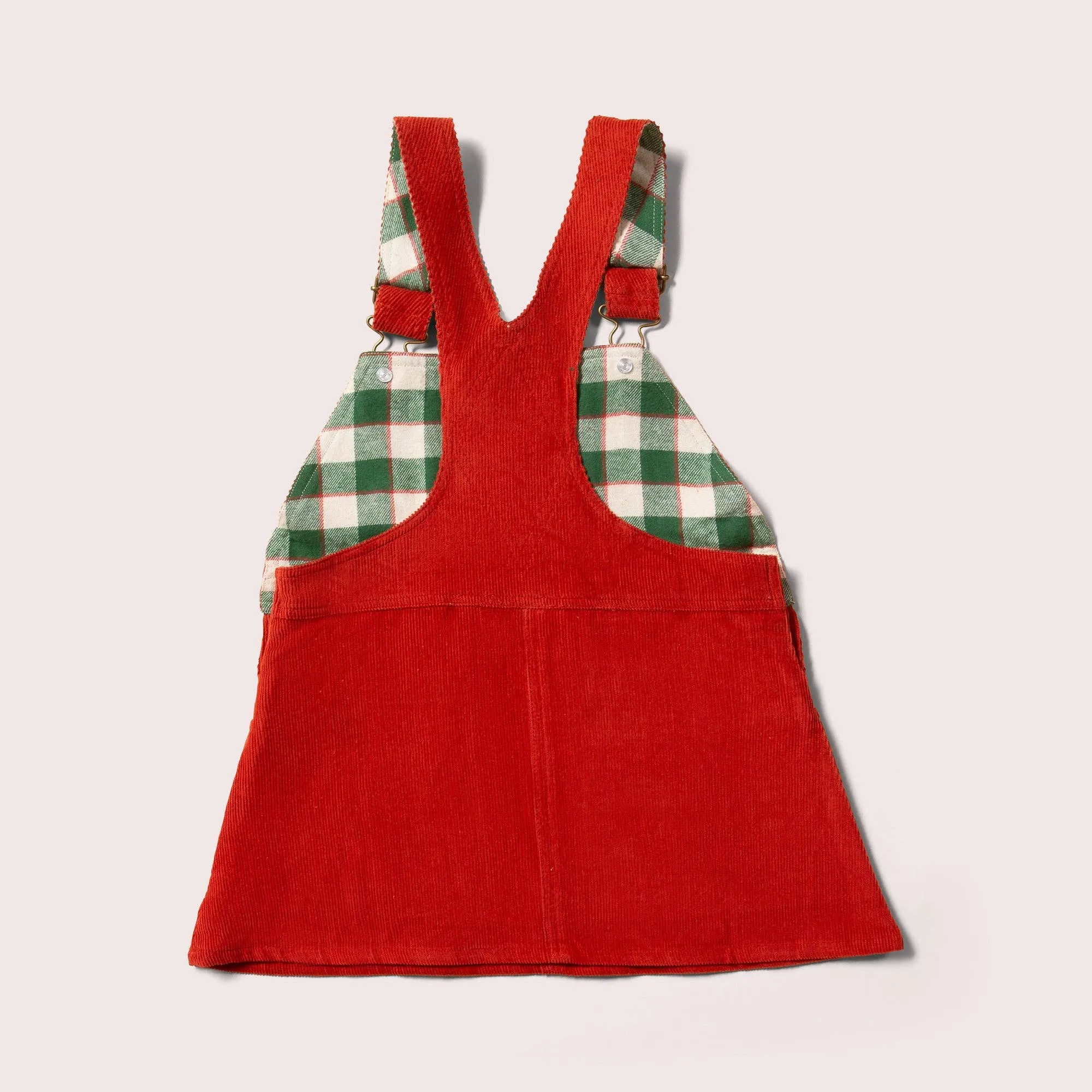 Baby and Toddler Corduroy Pinafore Dress | Red