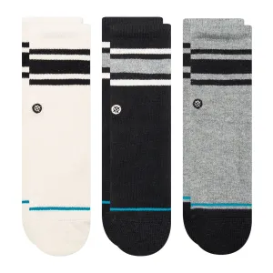 Baby and Toddler Crew Socks - Boyd 3 Pack - Black