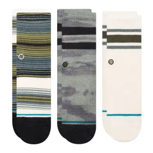 Baby and Toddler Crew Socks - Ramp 3 Pack - Green