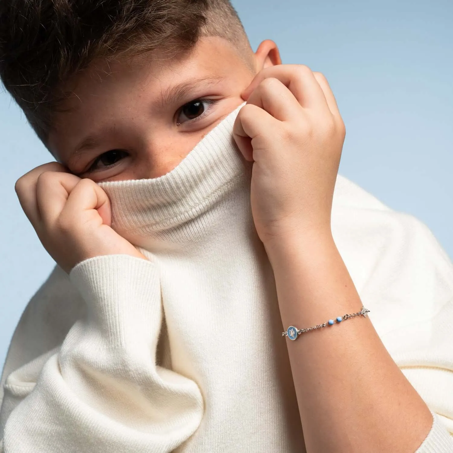 BABY BOY - CHRISTIAN BRACELET - SILVER