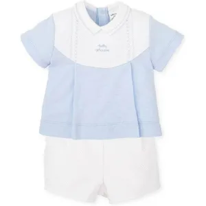 Baby boys Blue 2 Piece Short Set