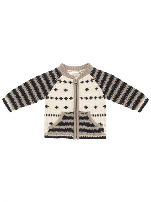 Baby Boy's Cardigan-C418091 Beige