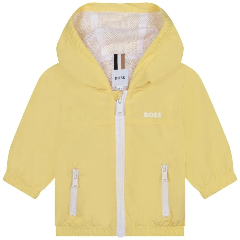 Baby Boys Yellow Logo Windbreaker