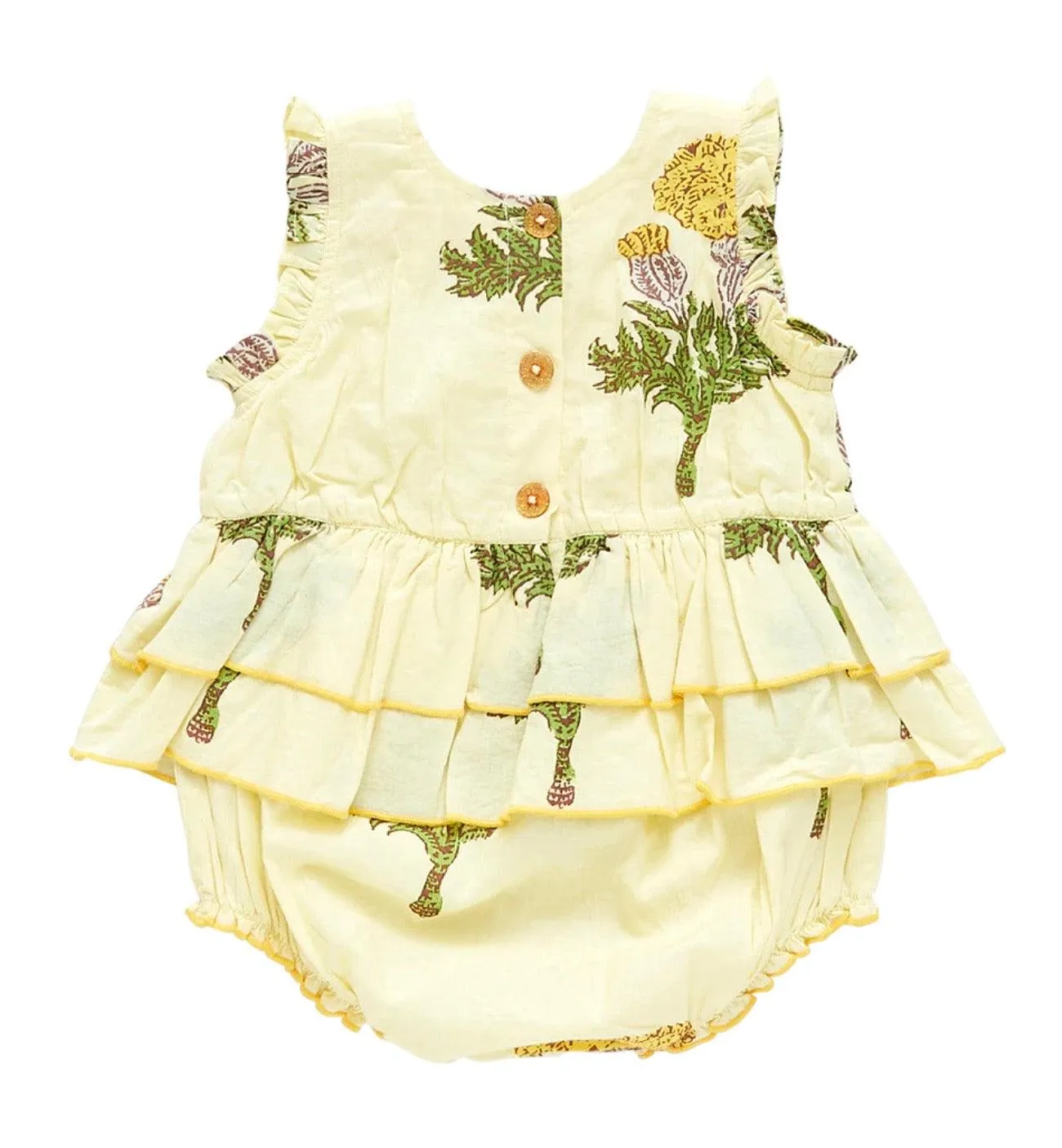 Baby Bubble | Heidi - Yellow Marigold | Pink Chicken