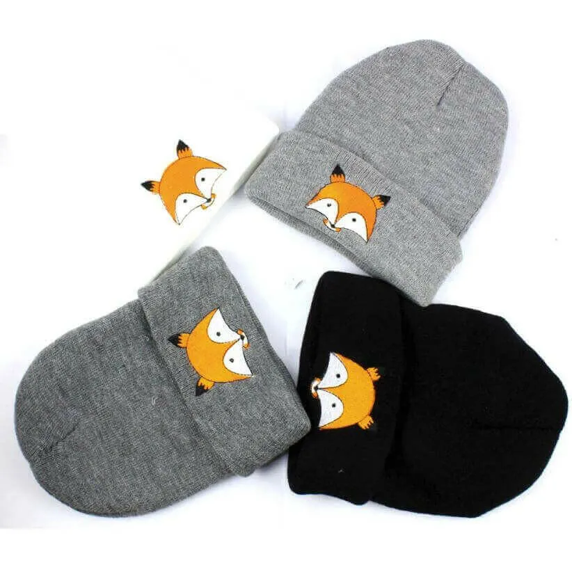 Baby Children Cap Fox Warm Winter Hats