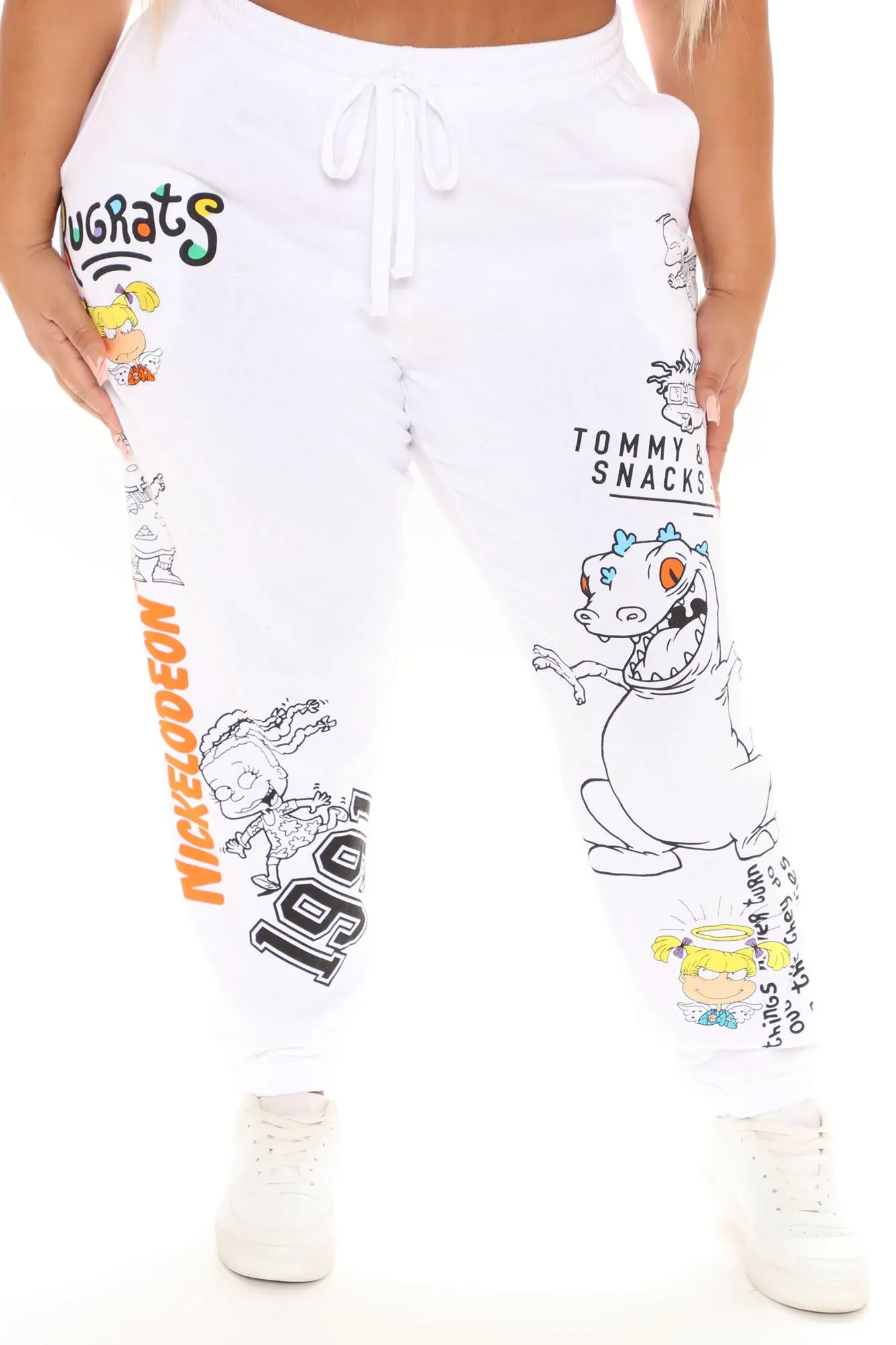 Baby Daycare Rugrats Sweatpants - White