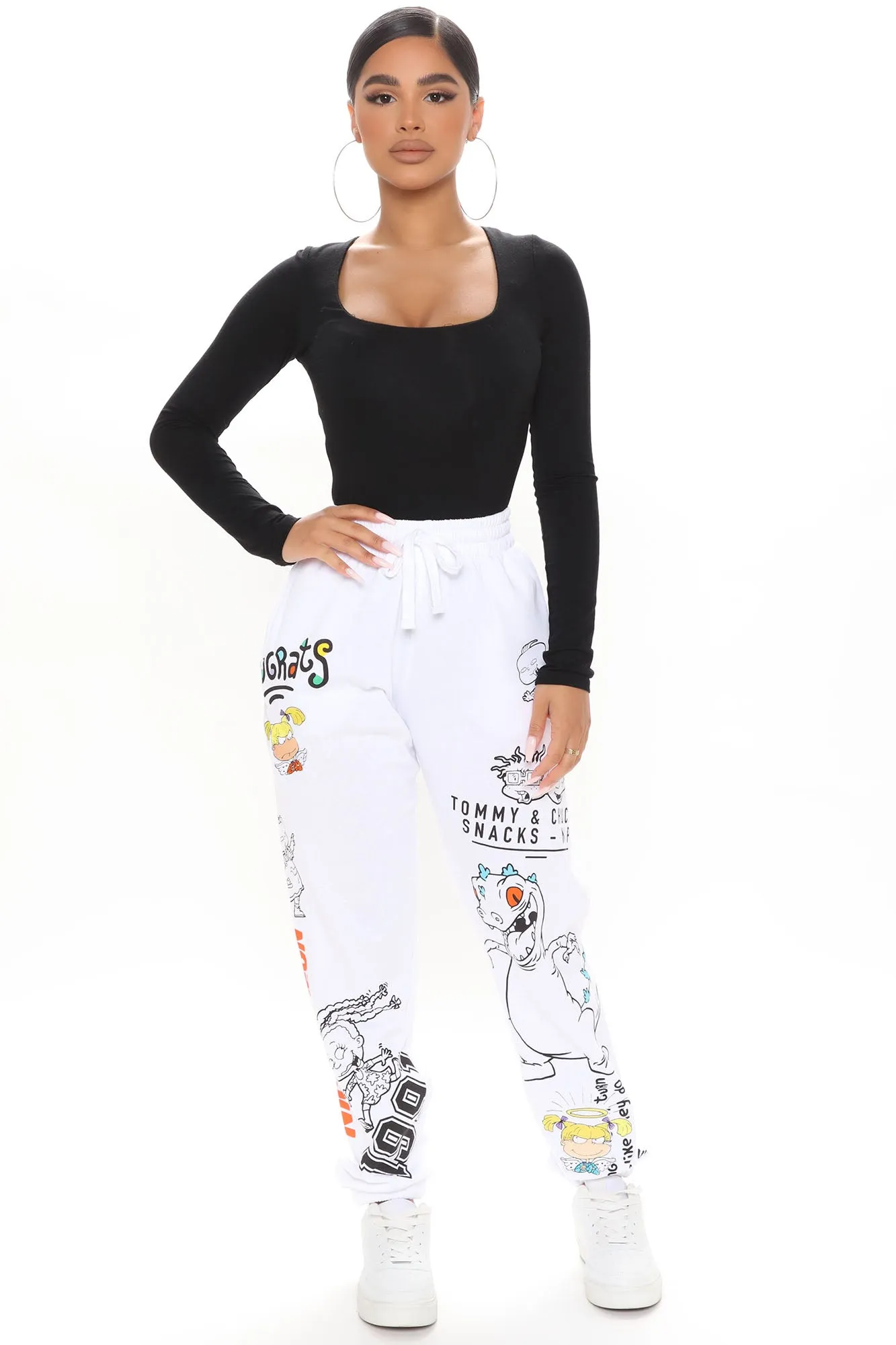 Baby Daycare Rugrats Sweatpants - White