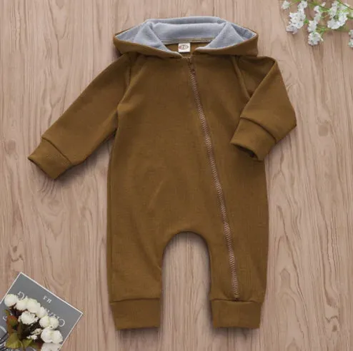 Baby Deer Hooded Jumpsuit