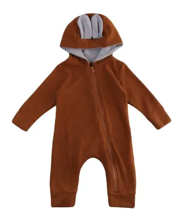 Baby Deer Hooded Jumpsuit