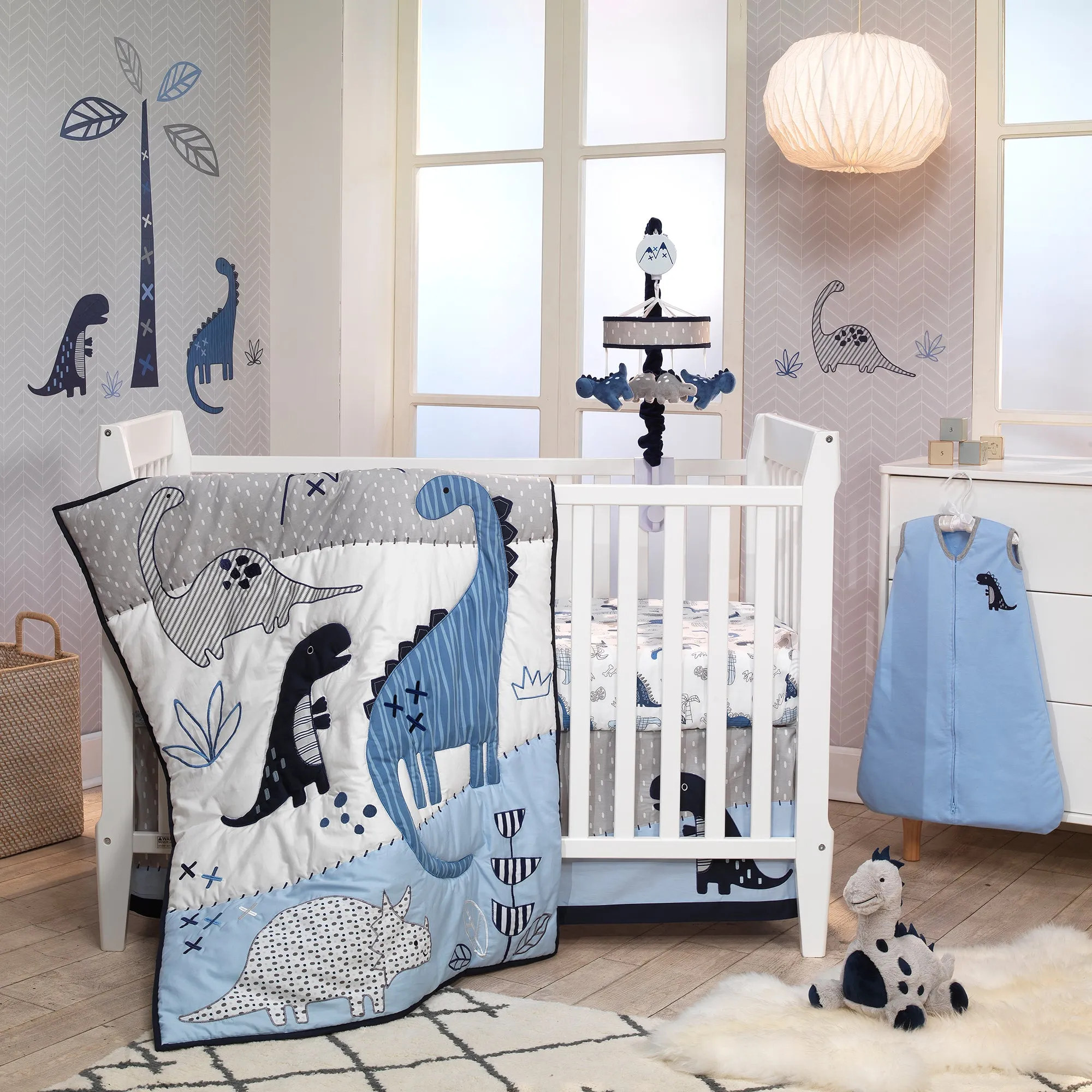 Baby Dino 6-Piece Crib Bedding Set