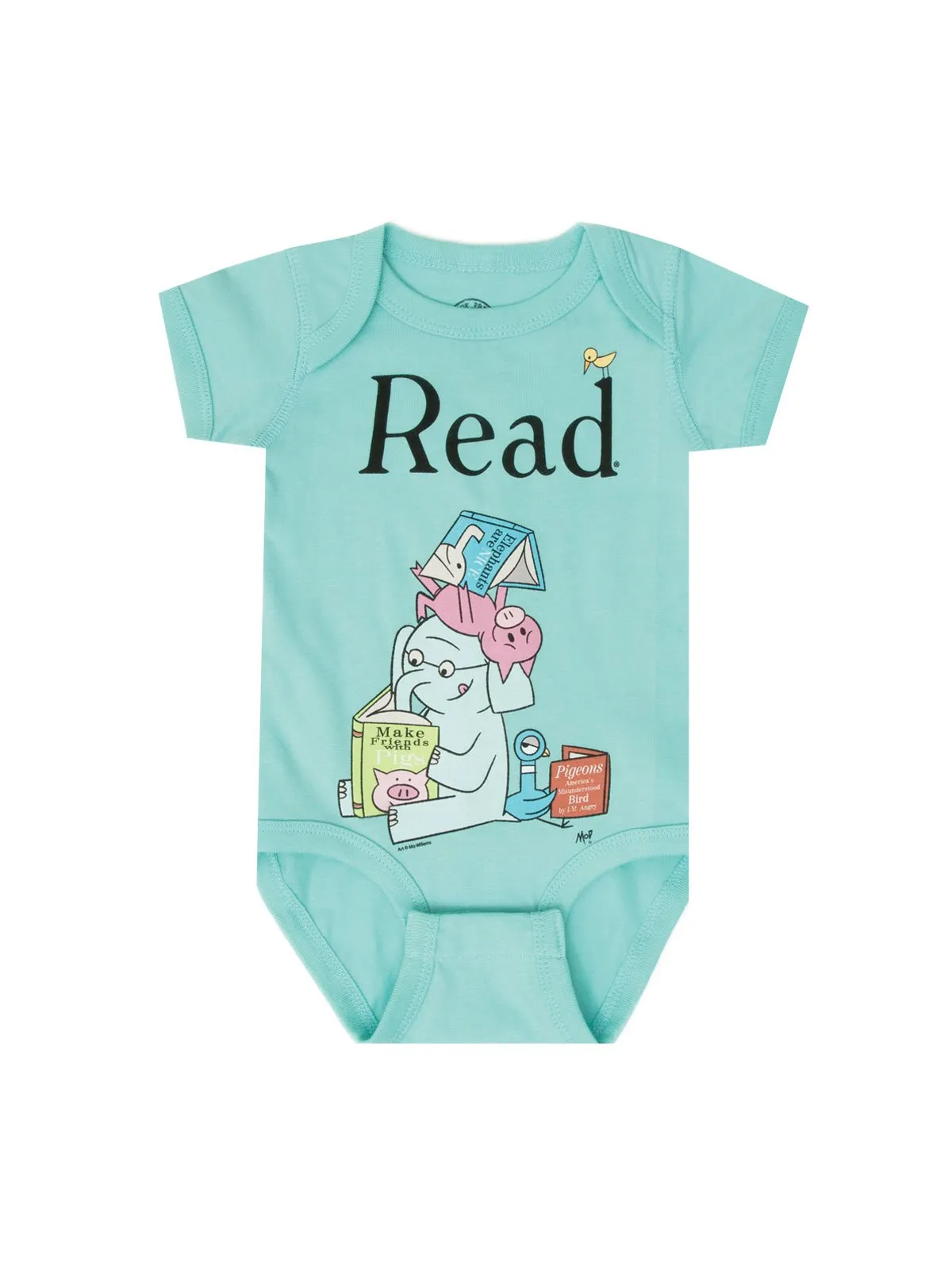 Baby ELEPHANT & PIGGIE Read bodysuit