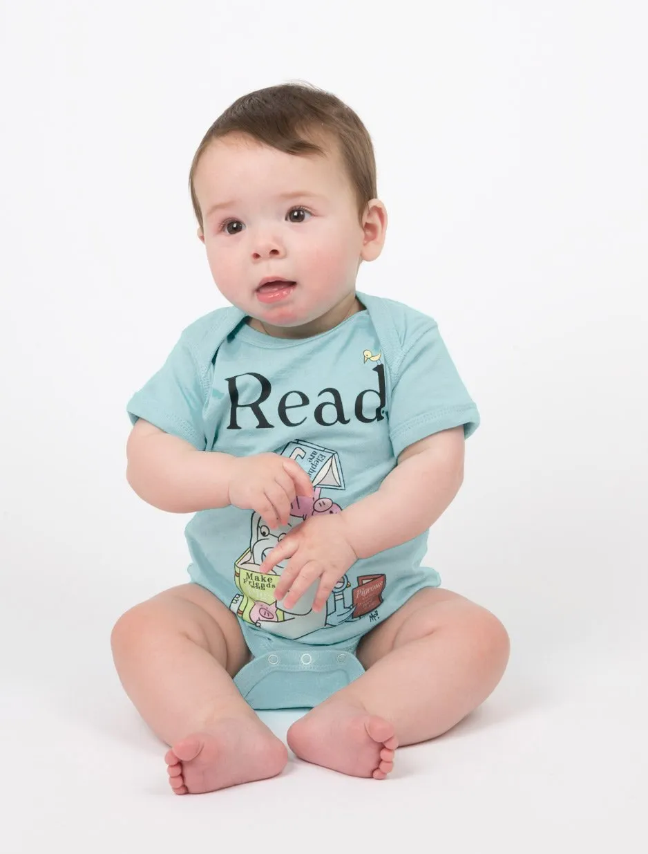 Baby ELEPHANT & PIGGIE Read bodysuit