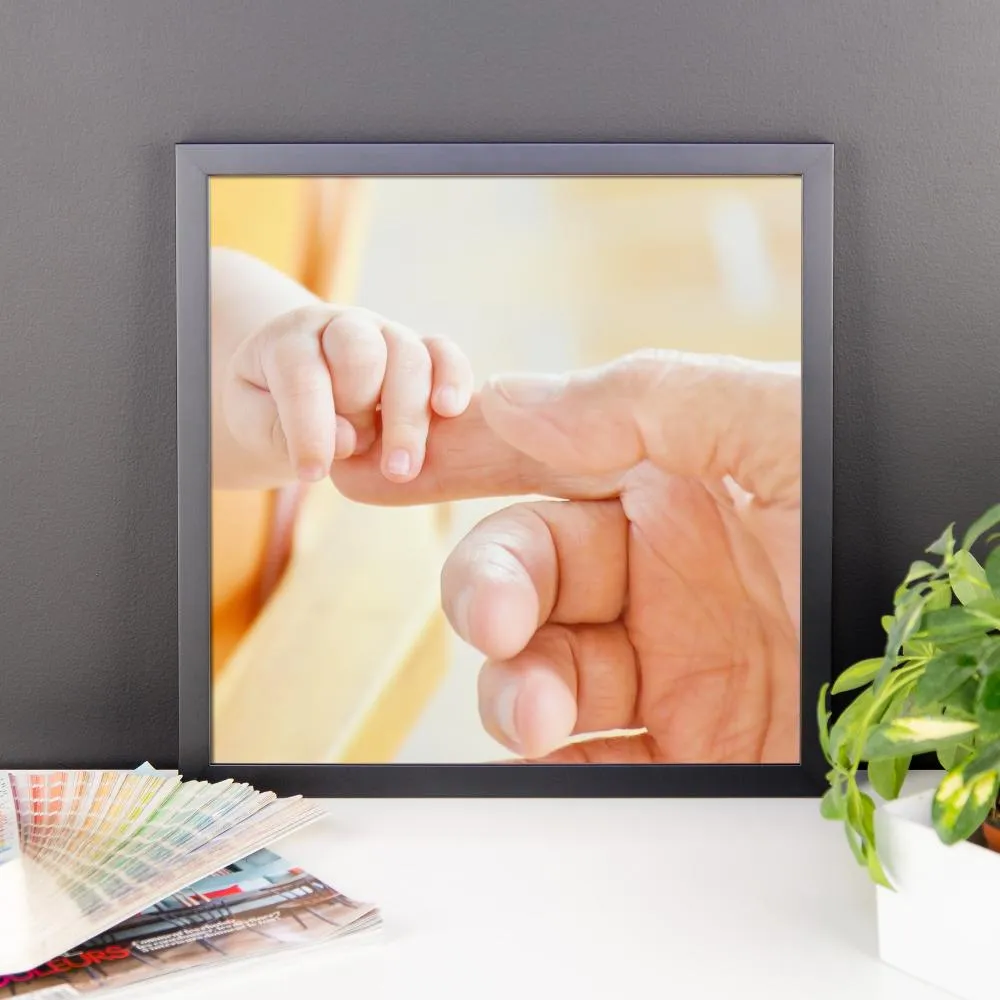 Baby Finger Holding Framed Photo Poster Wall Art Decoration Decor For Bedroom Living Room