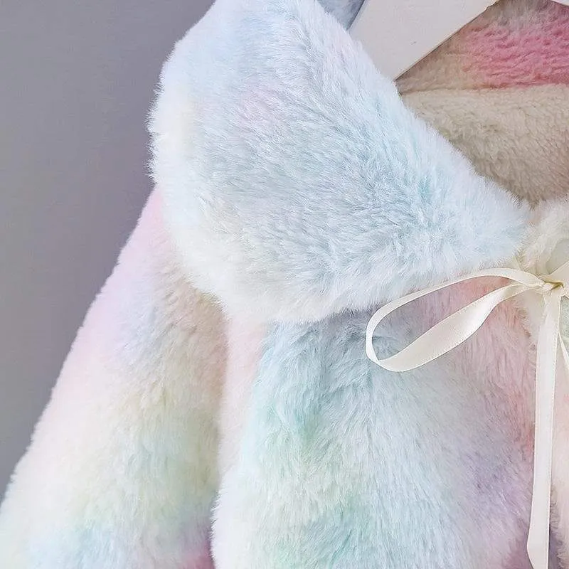 Baby Girl Colorful Elegant Soft Coat