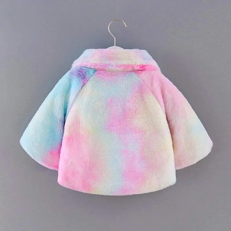 Baby Girl Colorful Elegant Soft Coat