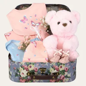 Baby Girl Gifts Hamper Precious Little Butterfly & Bear