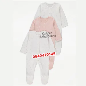 Baby Girl Sleep Suit (George Baby)Flower Land