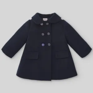 Baby Girls Coat - Navy Blue