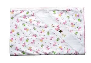 Baby Girl's Garden Bunny Blanket