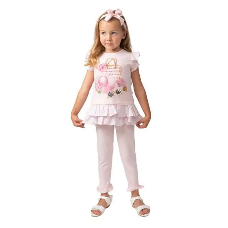 Baby Girls Pink Holiday Essentials Legging Set