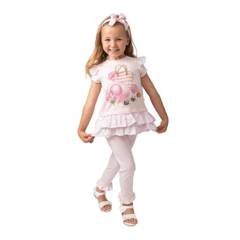 Baby Girls Pink Holiday Essentials Legging Set