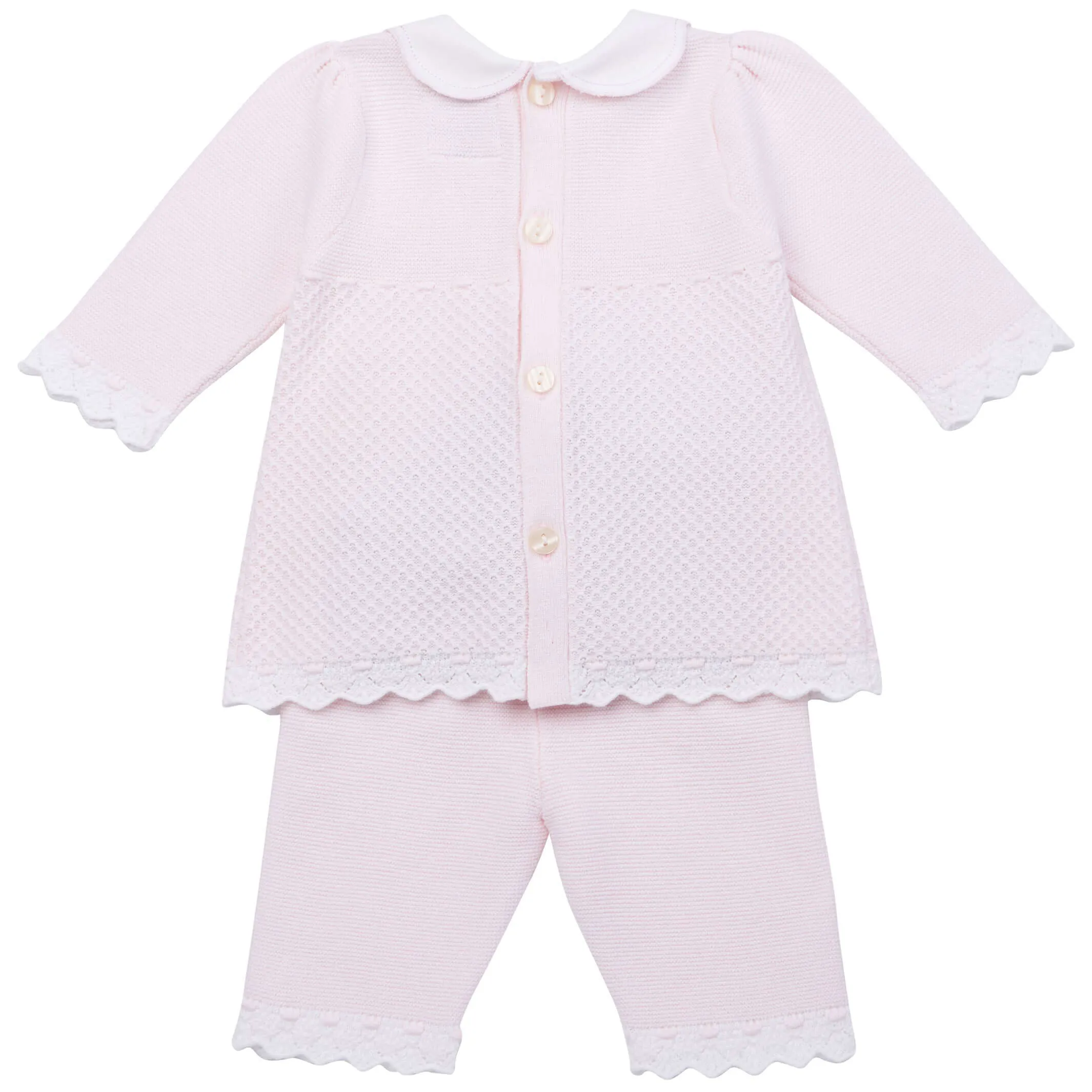 Baby Girls Pink Knitted Set