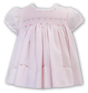 Baby Girls Pink Smocked Dress