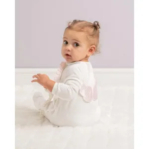 Baby Girls Pink Wings Babygrow