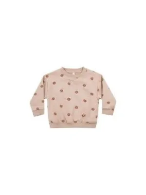 Baby Girls Top | Sweatshirt- Daisies | Quincy Mae