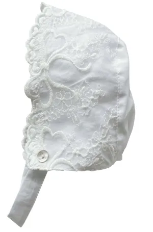 Baby Girls White Lace Hat