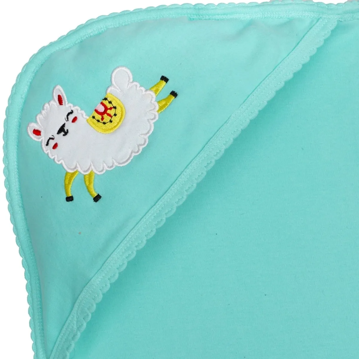 Baby Hooded Towel Blanket - Cute Llama