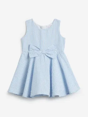 Baby HOP Light Blue Striped Andrea Dress