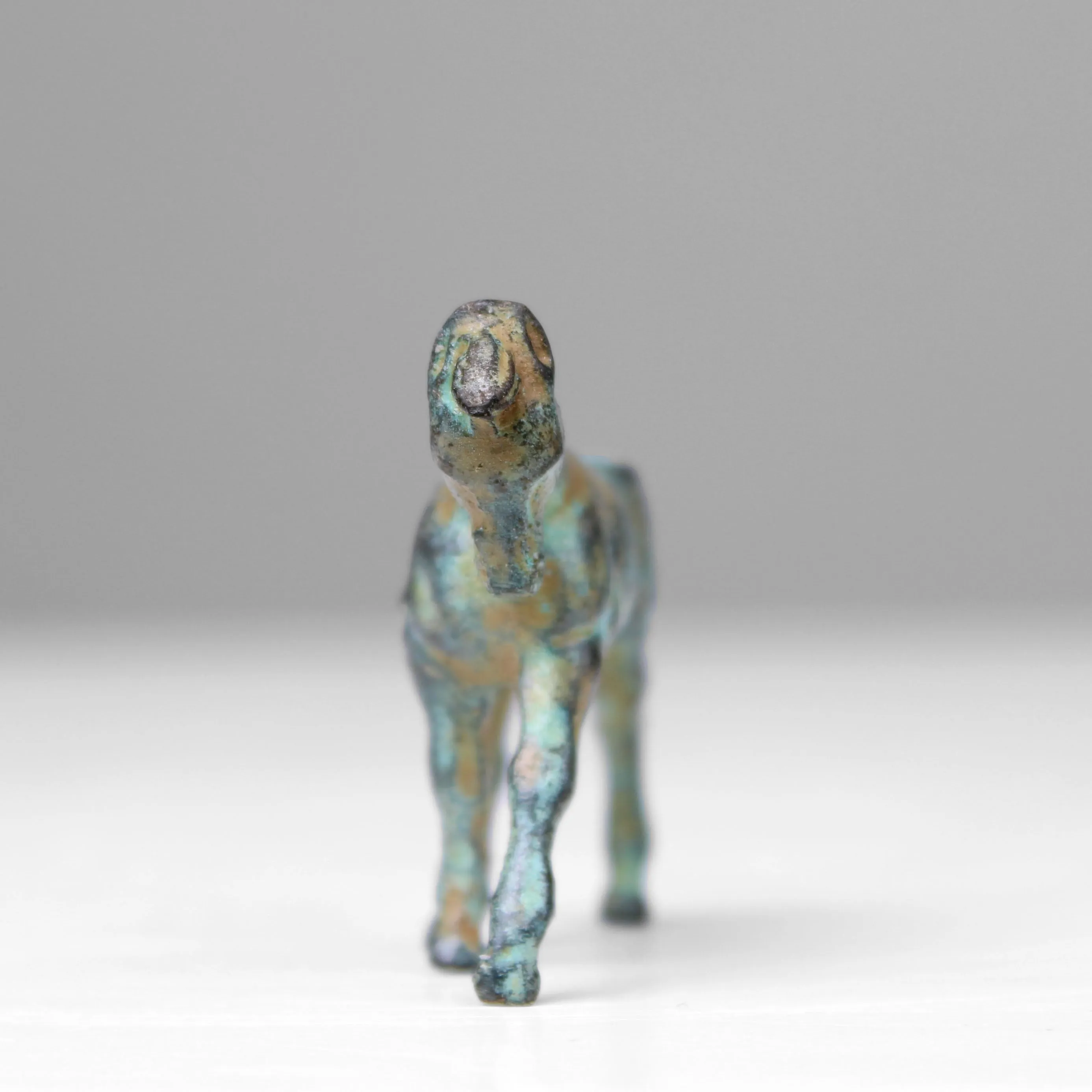 Baby Horse Statue (Green Bronze) - Young Foal