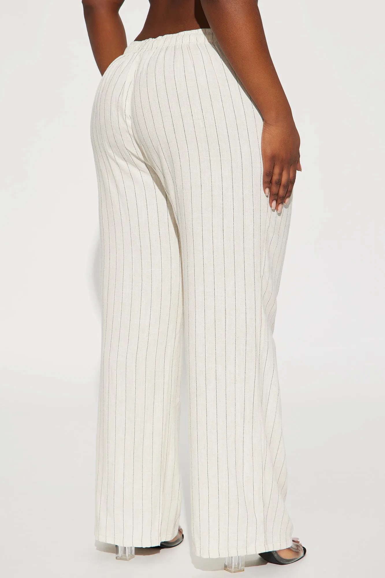 Baby I'm Yours Linen Wide Leg Pant - Oatmeal