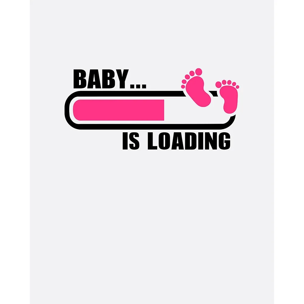 Baby is Loading Printed Backdrop