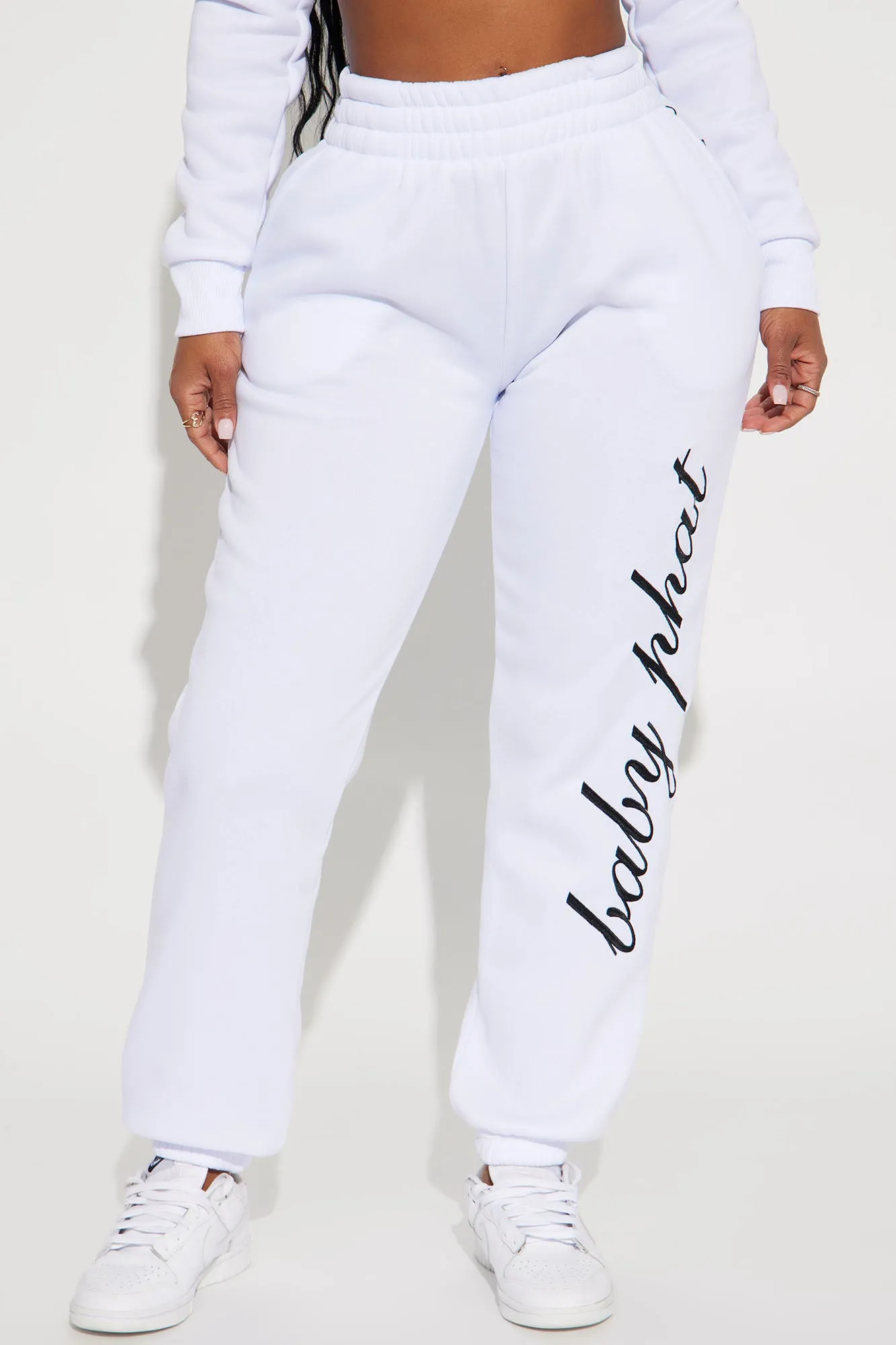 Baby Phat Jogger Pant - White