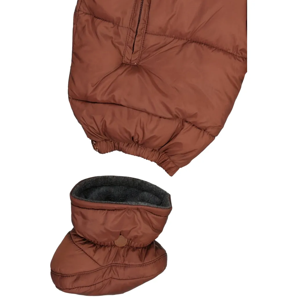 Baby Puffer Snowsuit - Mink