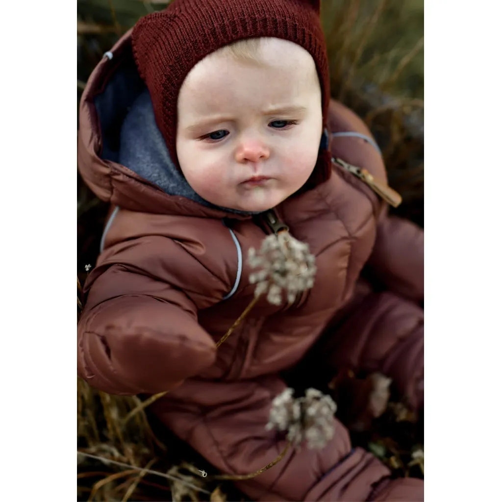 Baby Puffer Snowsuit - Mink