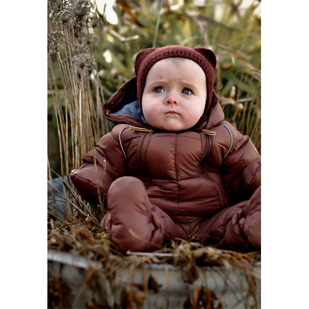 Baby Puffer Snowsuit - Mink