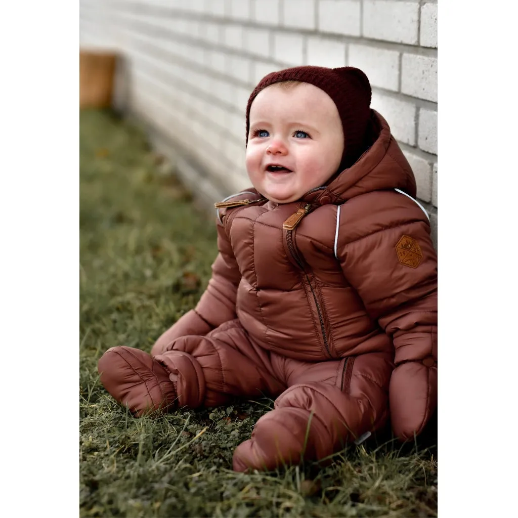 Baby Puffer Snowsuit - Mink