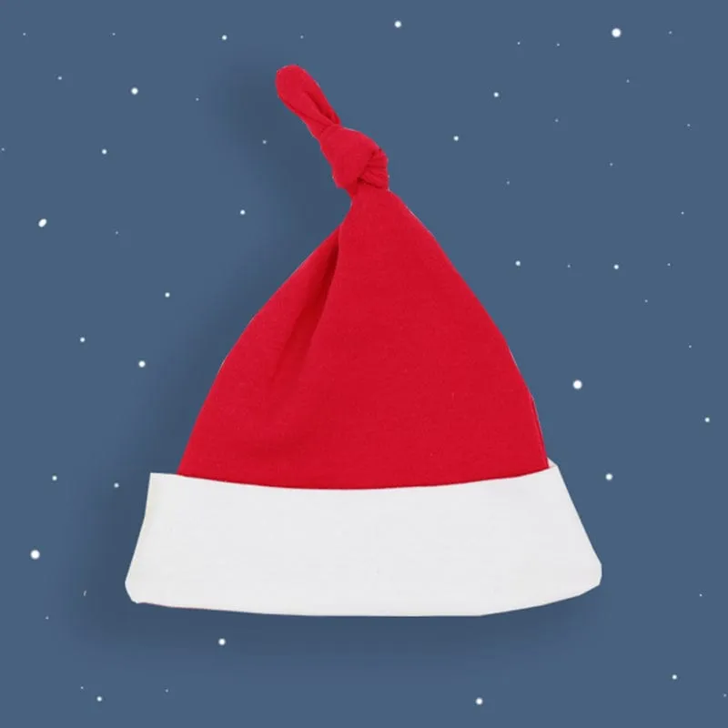 Baby Red Knotted Santa Hat