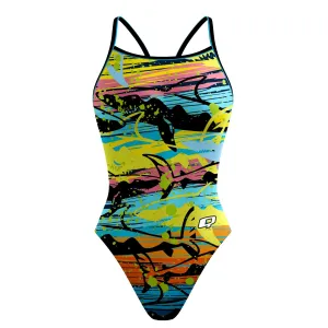 Baby Shark Skinny Strap Swimsuit