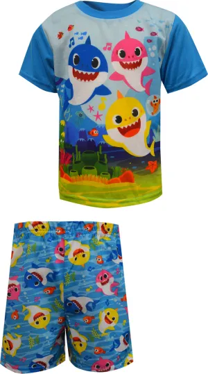 Baby Shark Under The Sea Toddler Summer Pajamas