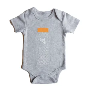 Baby Sol-ti Organic Cotton Signature Bottle Short Sleeve Onesie