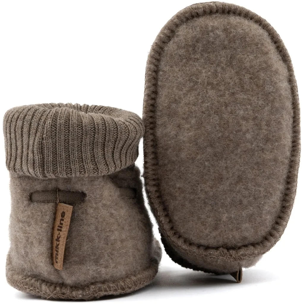 Baby Wool Footies - Melange Denver