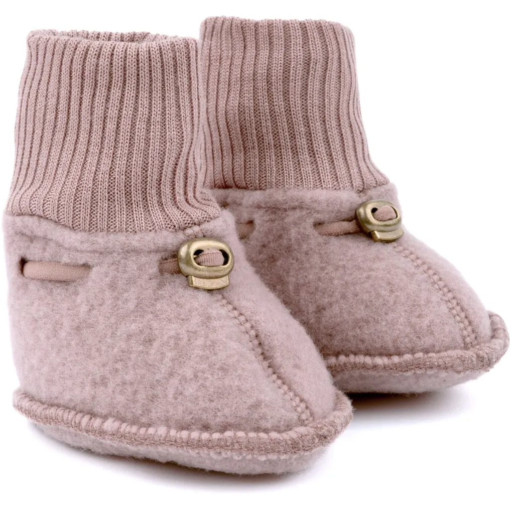 Baby Wool Footies - Twilight Mauve